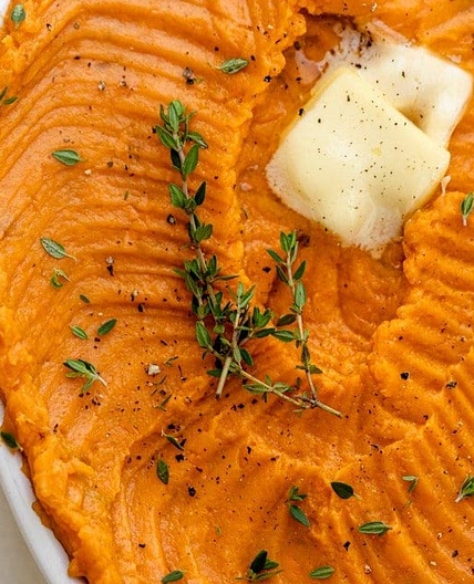 Healthy Mashed Sweet Potatoes