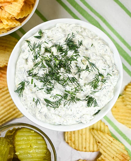 Dill Dip Recipe with Pickles