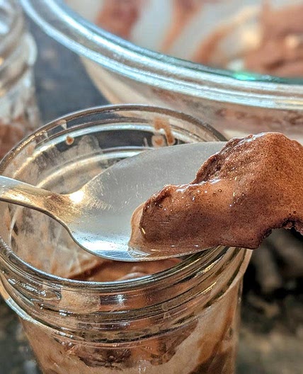 Aquafaba Chocolate Ice Cream