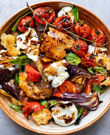 Roasted Panzanella Traybake