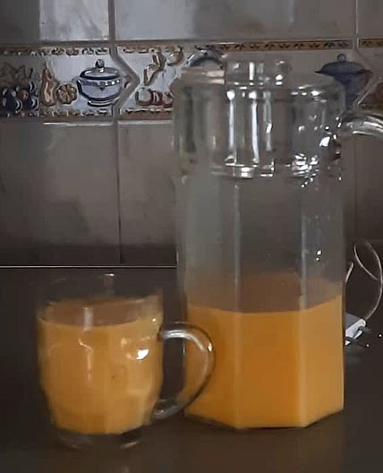 Citrus Banana Peach Smoothie