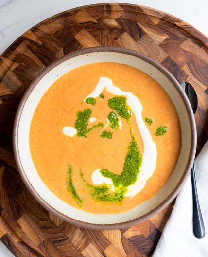 High-Protein Vegan Soup (NO CHOPPING)