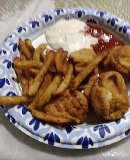 Chicken nuggets and fries