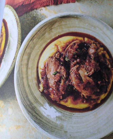 Slow-Braised Duck Legs with Wet Polenta