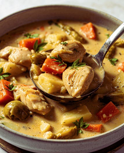 Creamy Chicken Stew Recipe