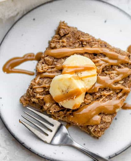 Peanut Butter Banana Baked Oatmeal
