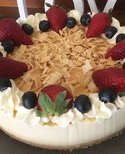 No-Bake Baileys and Caramilk Cheesecake