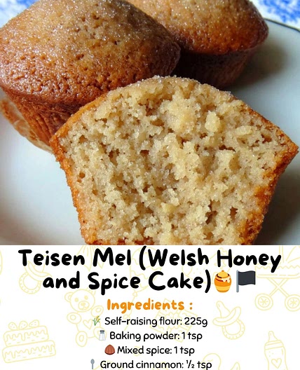 Teisen Mel (Welsh Honey and Spice Cake)