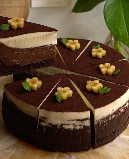 Brownie Basque Cheesecake