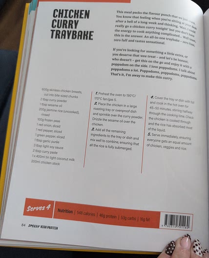 Chicken curry traybake (p84)