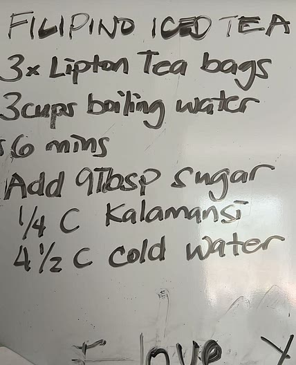 Filipino Iced Tea