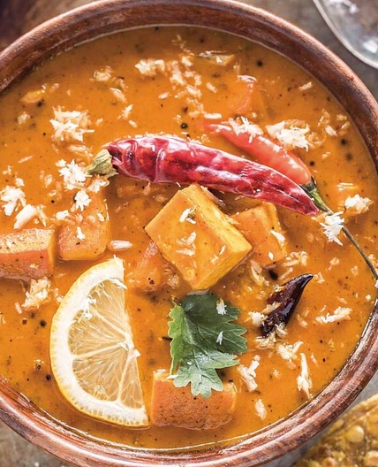 Instant Pot Tofu Mango Coconut Curry