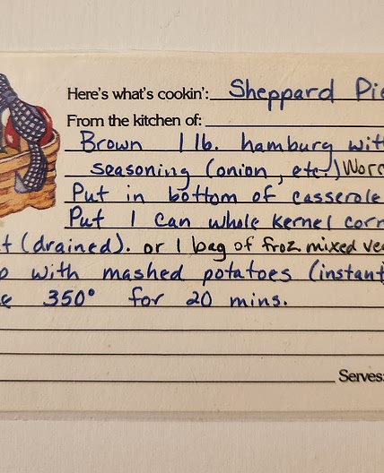 Shepherd's Pie