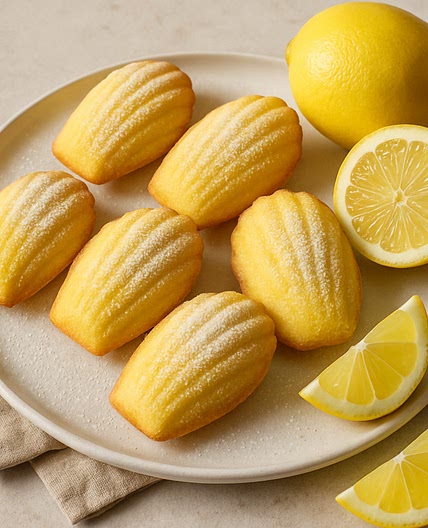 Zitronen Madeleines