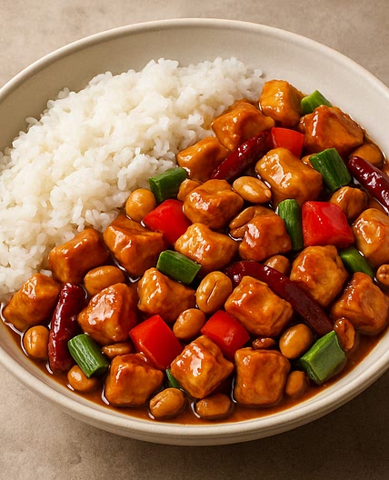 Kung Pao Chicken with Jasmine Rice