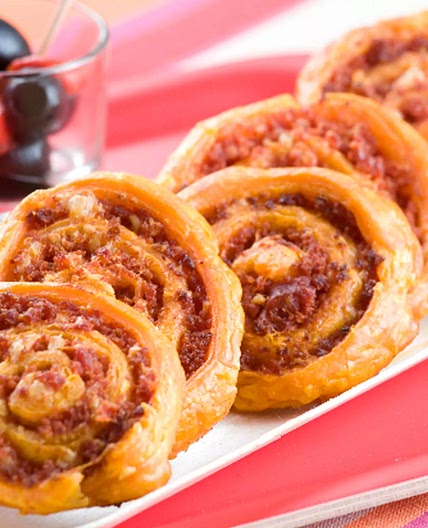 Feuilletés au chorizo