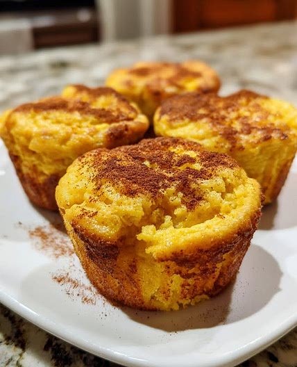 Cottage cheese pumpkin muffins