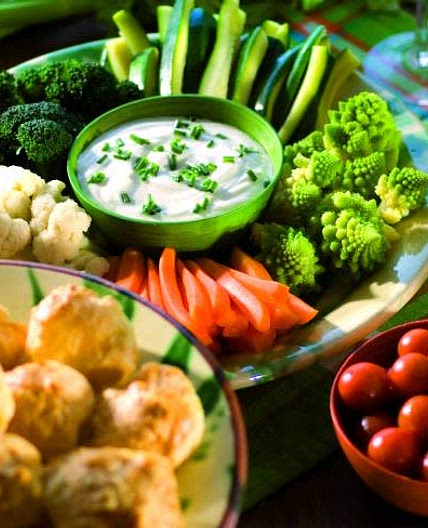 Légumes au fromage blanc