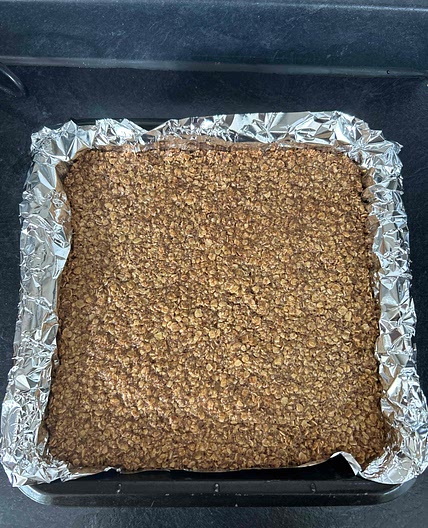 Flax seed flapjack