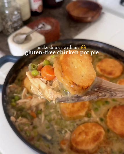 gluten-free chicken pot pie!!