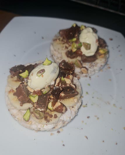 Banana ice cream rice toast