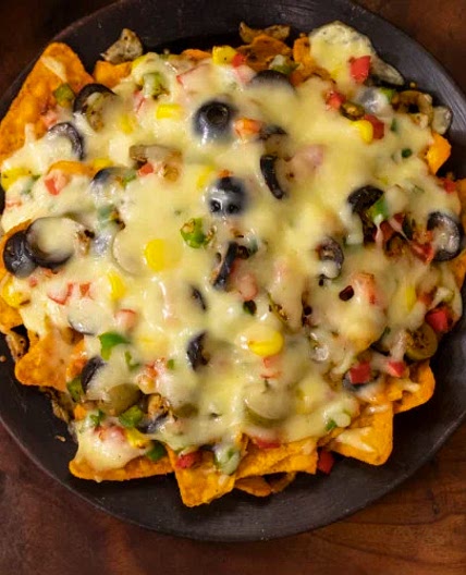 Cheesy Vegetable Nachos