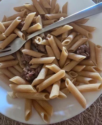 Macarrones con carne picada