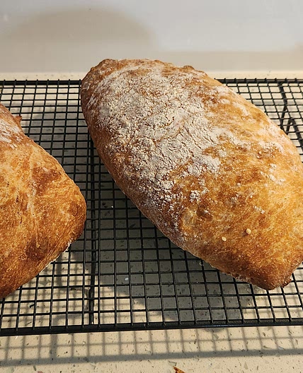 1 hour No Need Stone Bread (Garlic Bread)