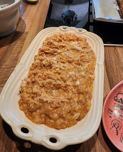 Eggs with baked beans