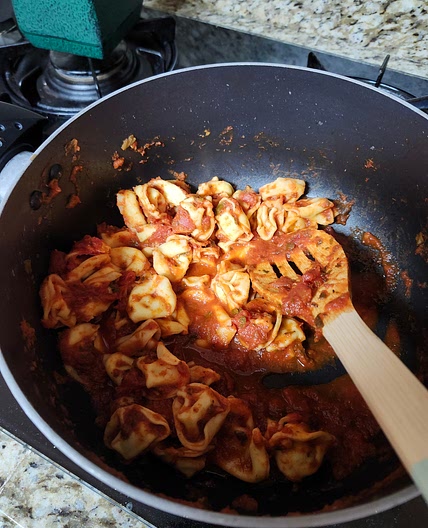 Noodles and Red Sauce