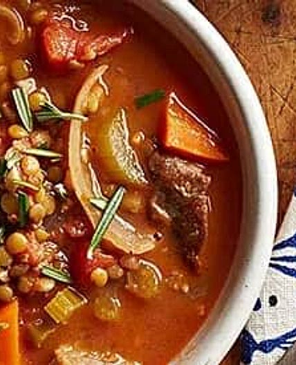 Pork-Lentil Cassoulet