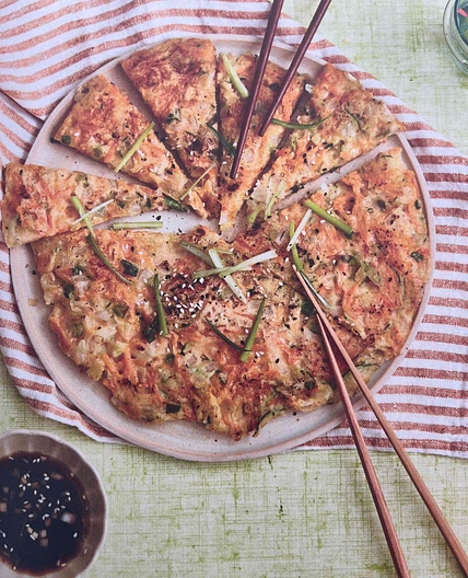 Galette de légumes coréenne 
