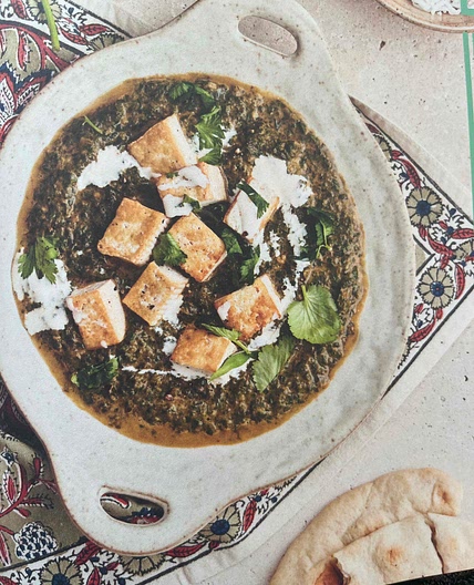 Palak paneer 