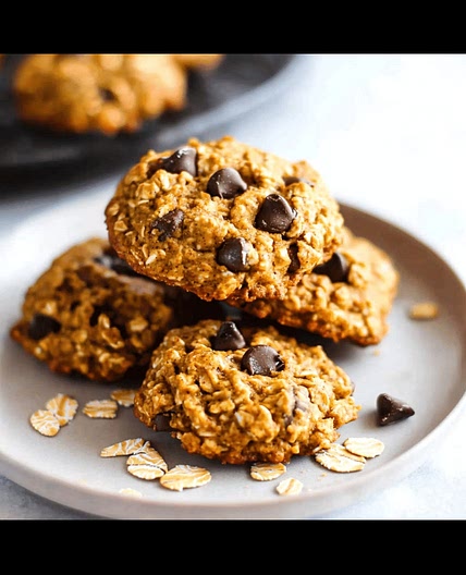Pumpkin n' oat Breakfast Cookies