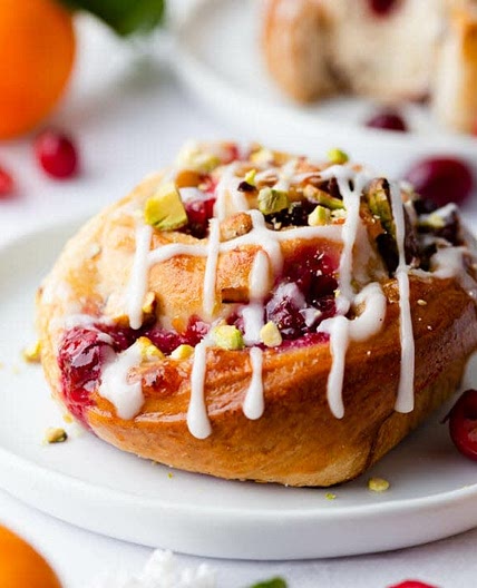 Cranberry Orange Buns