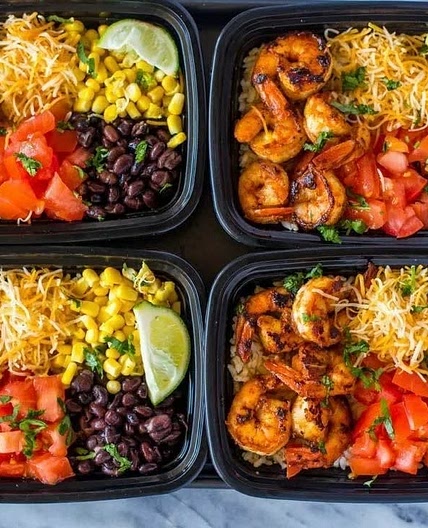 Shrimp Burrito Wraps - Meal Prep