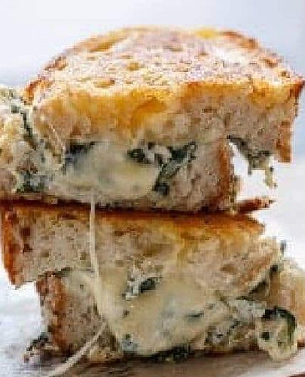 Spinach and Ricotta Grilled Cheese