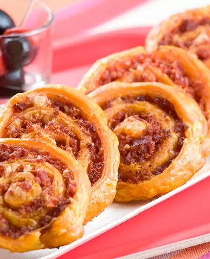 Feuilleté Chorizo ou Tapenade