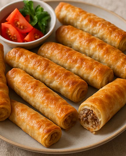 Crispy, Super Easy Hand-Rolled Ground Meat Pastry