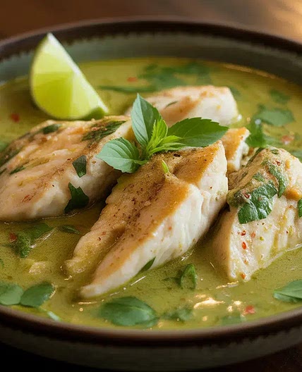 Thai Green Curry with Basa