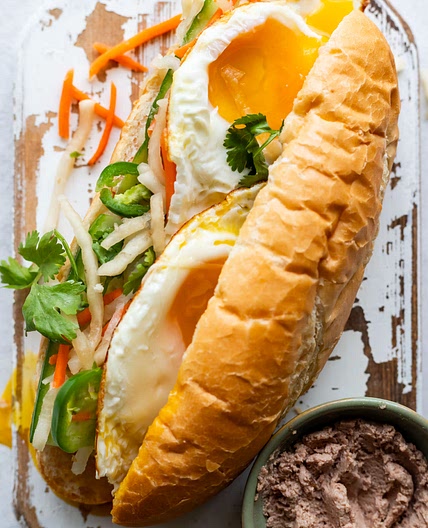 10-Minute Fried Egg Banh Mi (Banh Mi Op La)