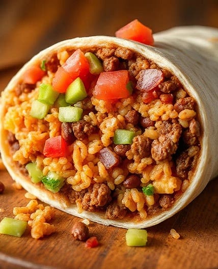 Ground Beef Burritos