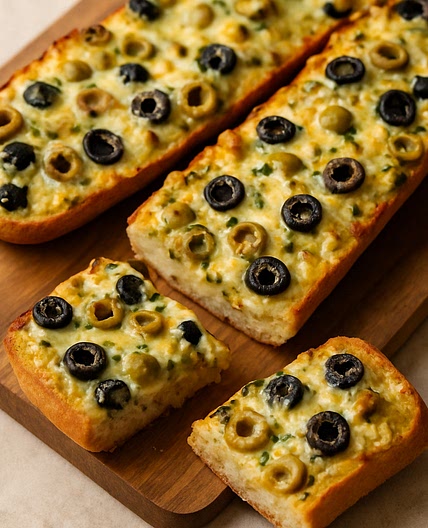 Angie’s Olive Cheese Bread