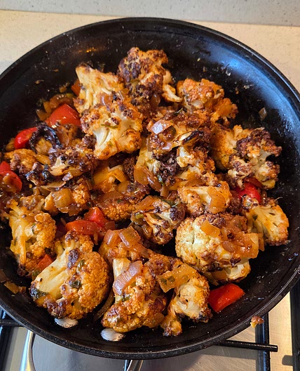 Jaime's Manchurian Cauliflower