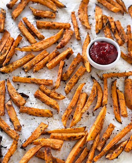 Bastones de zanahoria en airfryer