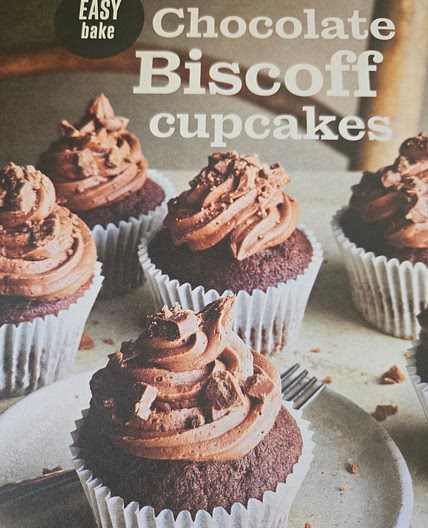 Chocolate Biscoff cupcakes