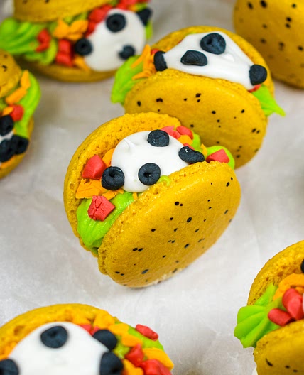 Taco Cookies (Taco Macaron Recipe)