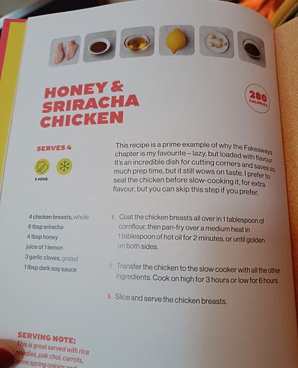 Honey and sriracha chicken