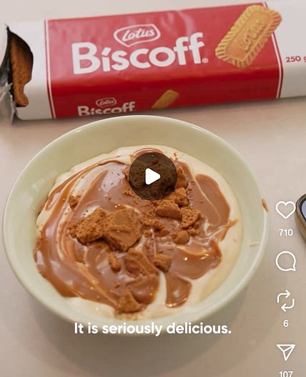 No Bake Biscoff Cheesecake