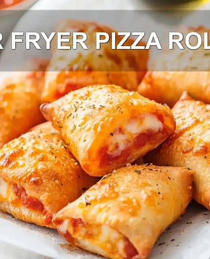 AIR FRYER PIZZA ROLLS